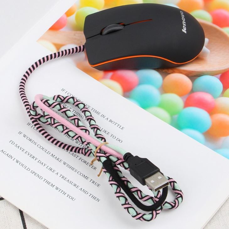 Handmade Rope Wired Keyboard Mouse for Computer - Other Rope Wrap ...