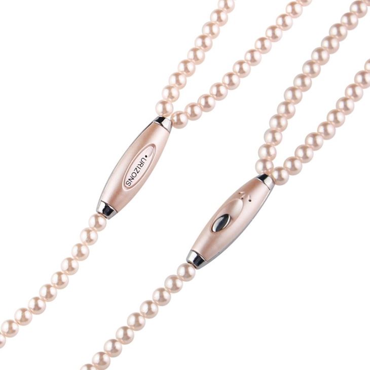 pearl necklace earphones