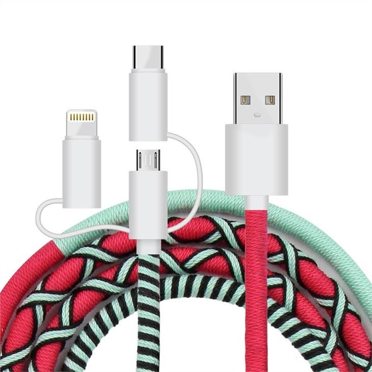 Three-in-one Data Cable