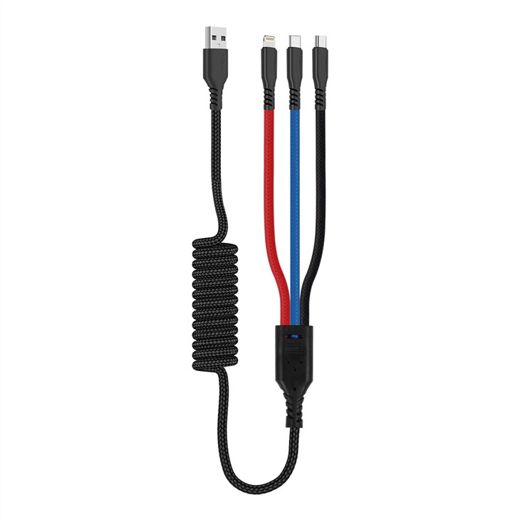 Three in one data cable