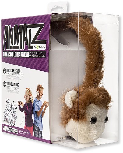 Plush Monkey Children's Headphones