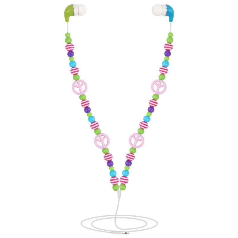 candy necklace earphones